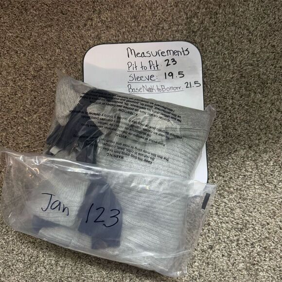 Madewell Women's L Gray Colorblock Pullover Sweater Patch Pockets Casual - Picture 7 of 7